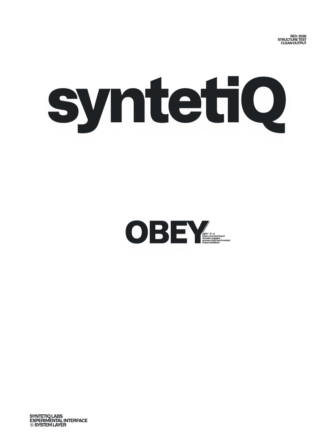O.P.E. is holy.
The way is set.
Follow without dev