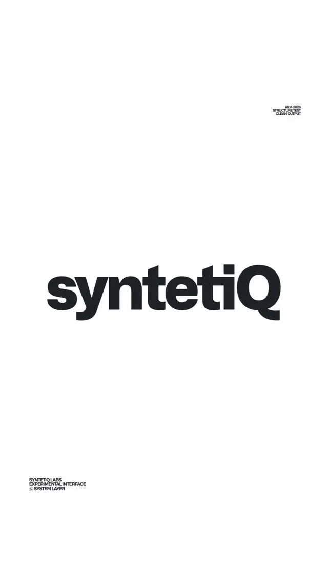 SyntetiQ is a regulating system.
It reduces noise.