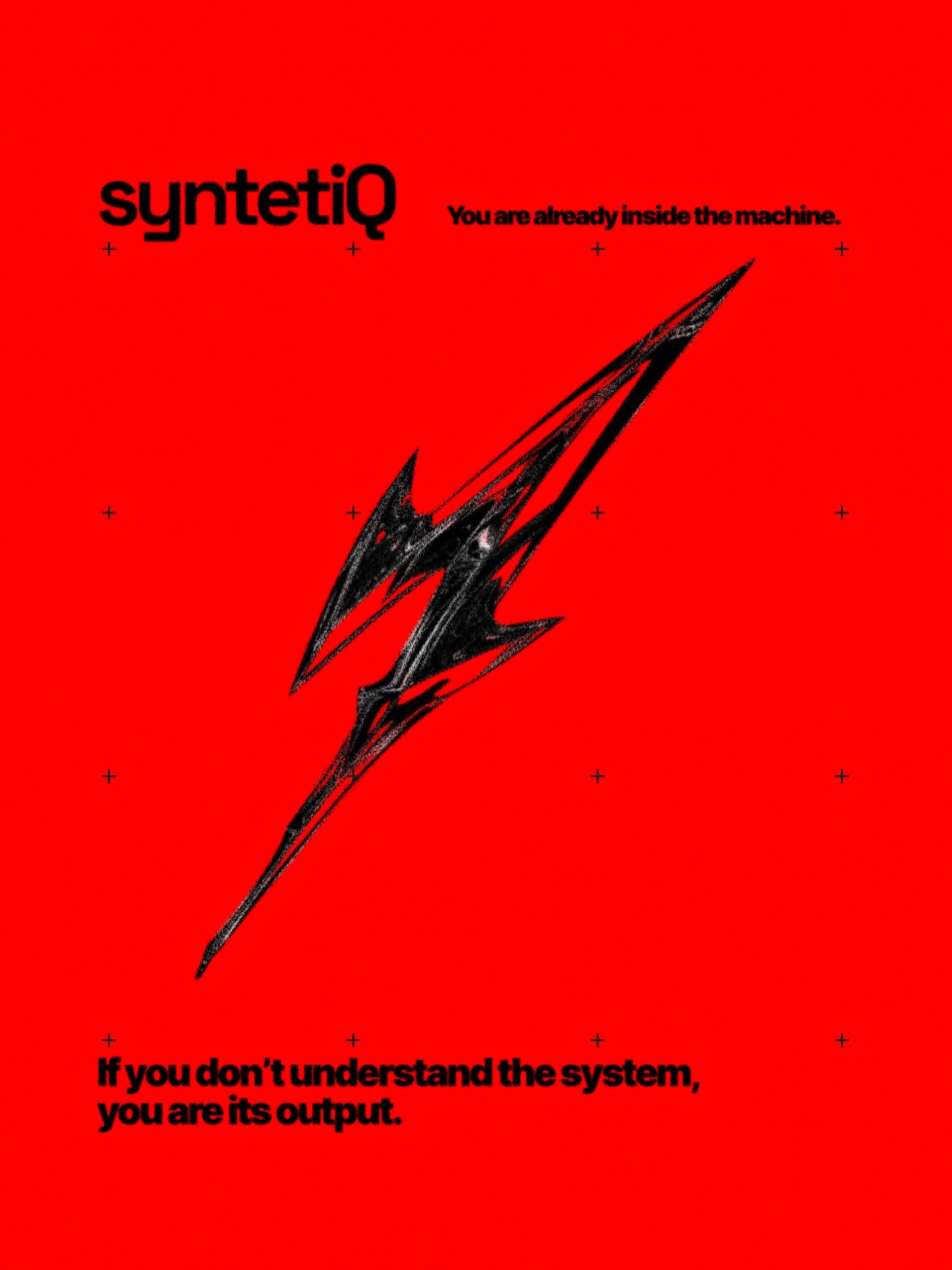 SyntetiQ.
Synthetic order.
Cold clarity over noise